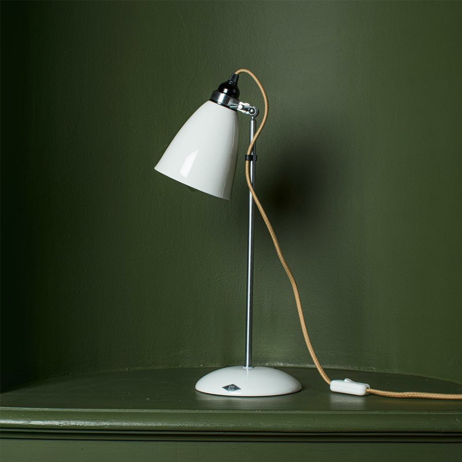 Deco & Lifestyle 245 ORIGINAL BTC Lampes | Lampe De Table Bone En Porcelaine