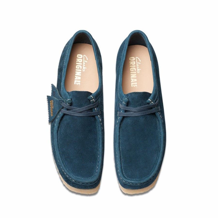 Mode Homme CLARKS Derbies | Clarks - Wallabee - Bleu