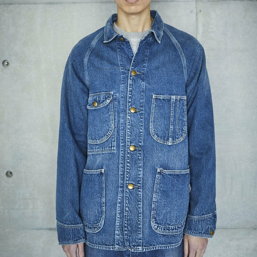 Mode Homme OrSlow Vestes | Orslow - Veste 1950'S Coverall - Jeans