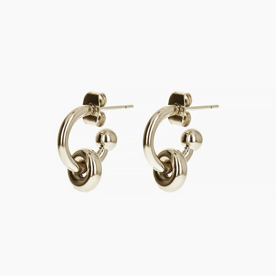 Mode Femme Justine Clenquet Justine Clenquet | Justine Clenquet - Boucles D'Oreilles Ethane - Or