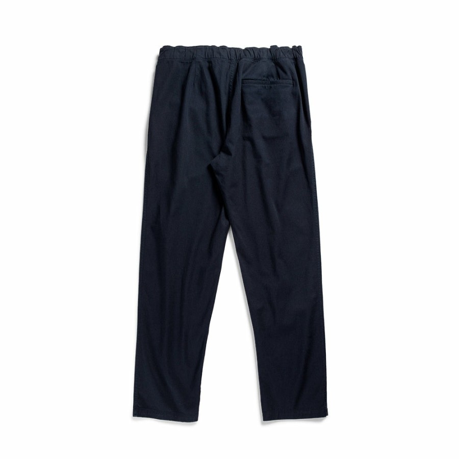 Mode Homme Norse Projects Pantalons | Norse Projects - Pantalon Ezra Stretch - Marine