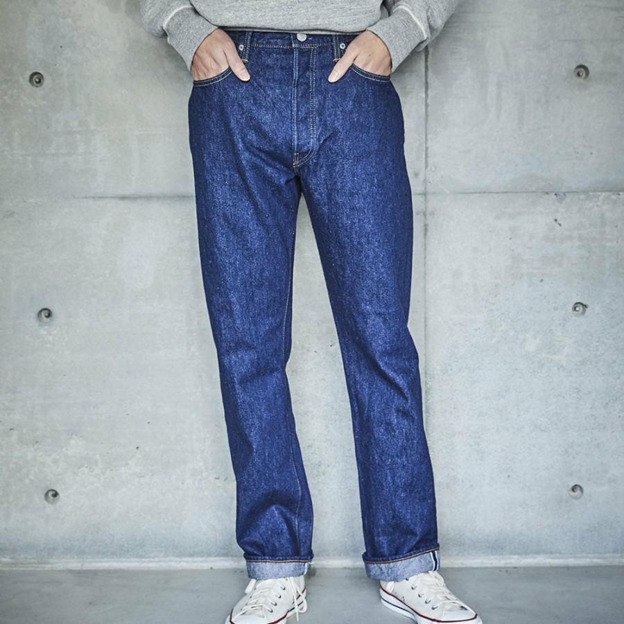 Mode Homme OrSlow Jeans | Orslow - Jeans 105 Standard Selvedge - Bleu Jean