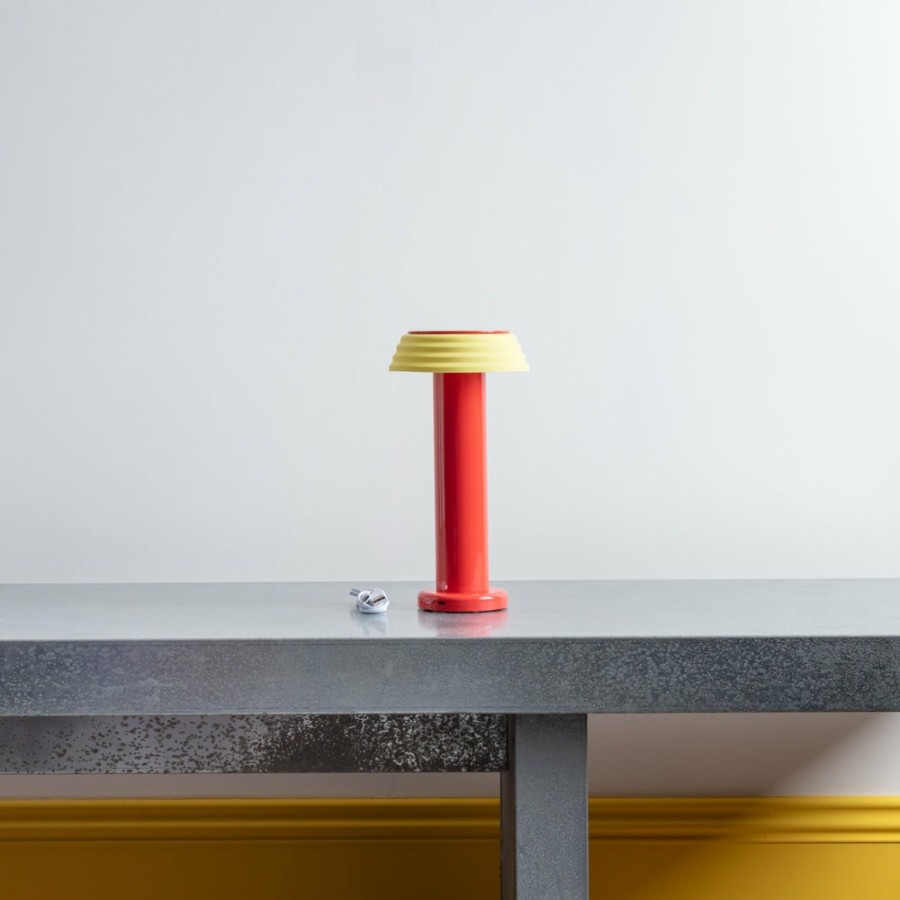 Deco & Lifestyle 2024 SOWDEN Lampes | Lampe Portable Rechargeable - Rouge Jaune - Sowden