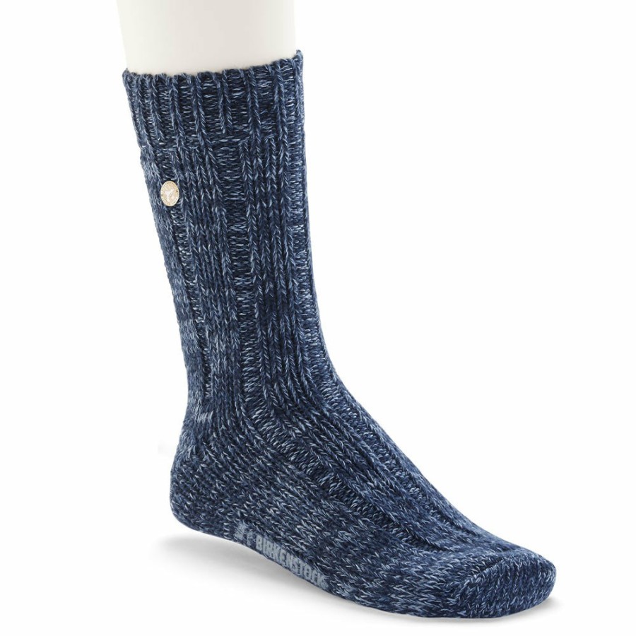 Mode Femme Birkenstock Chaussettes | Birkenstock - Chaussettes Coton Twist - Bleu