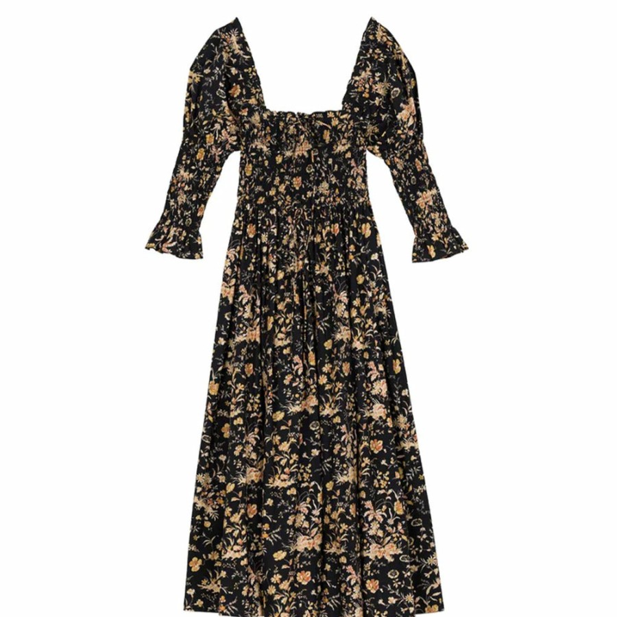 Mode Femme Dôen Robes | Doen - Robe Bijou - Imprime A Fleurs