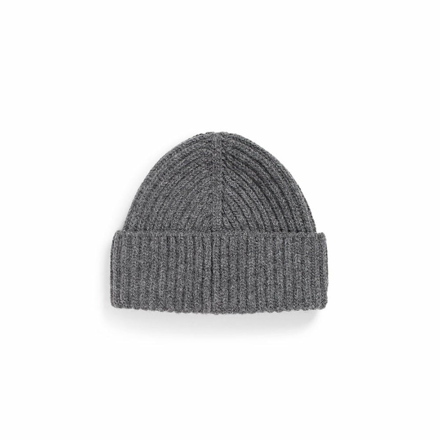 Mode Homme Norse Projects Bonnets | Norse Project - Bonnet En Alpaga - Gris