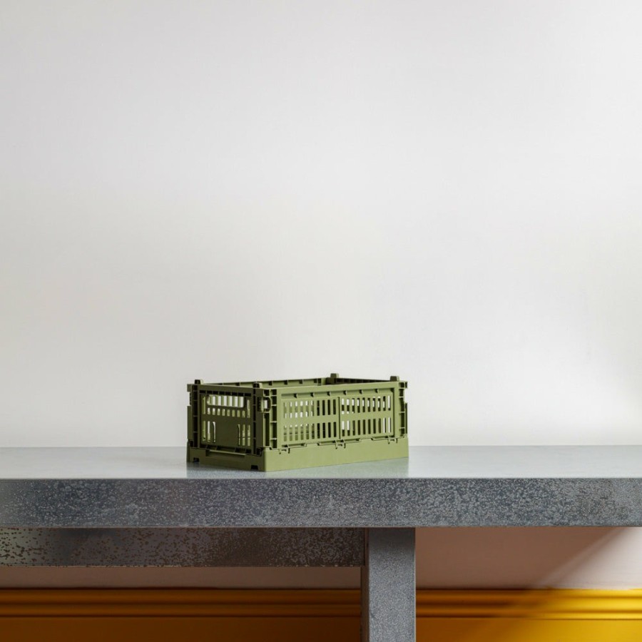 Deco & Lifestyle 208 HAY Rangement | Petite Cagette - Hay - Olive