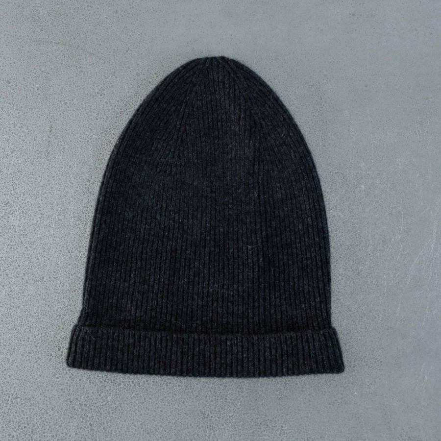 Mode Homme S02 Bonnets | Merci - Bonnet En Cachemire - Gris Fonce