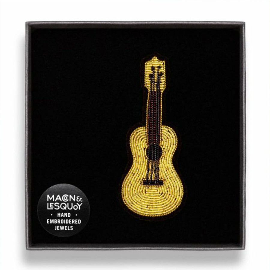 Mode Femme MACON u0026 LESQUOY Broches | Macon & Lesquoy - Broche - Guitare