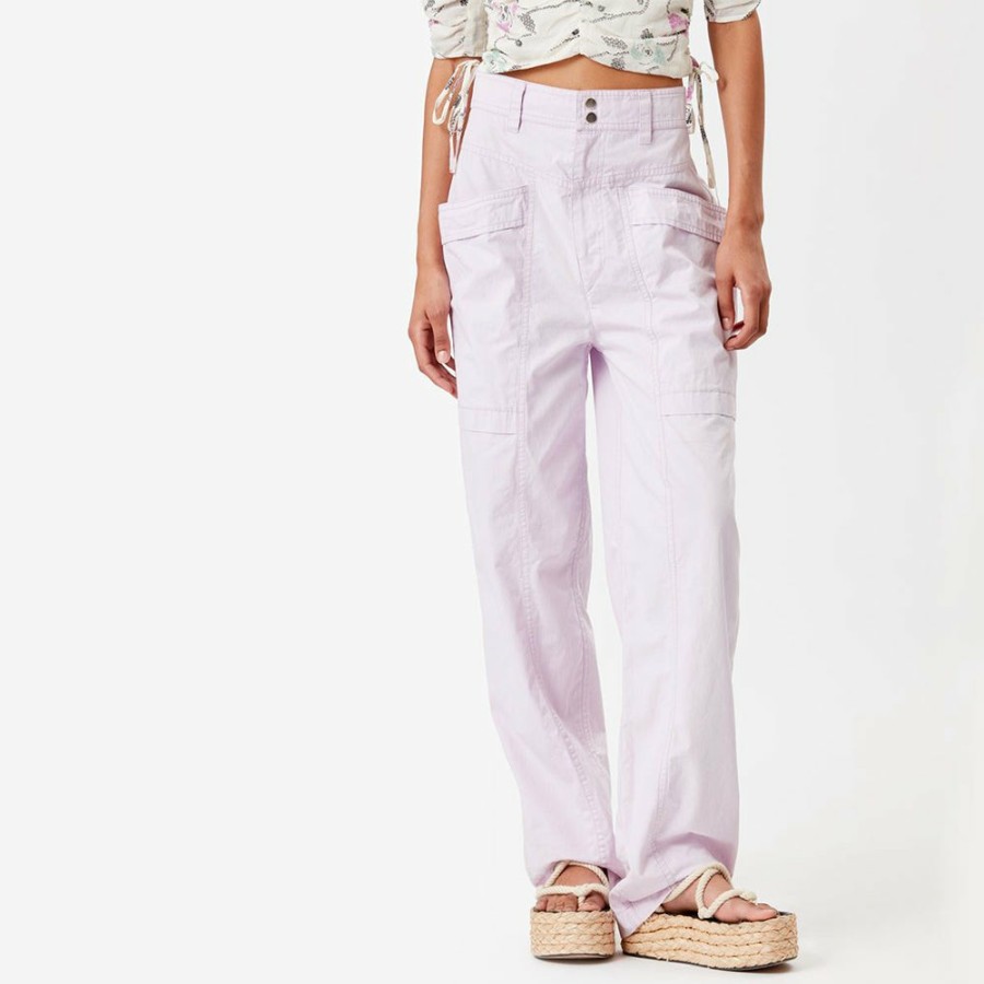 Mode Femme Isabel Marant Pantalons | Isabel Marant - Pantalon Ruby - Lila