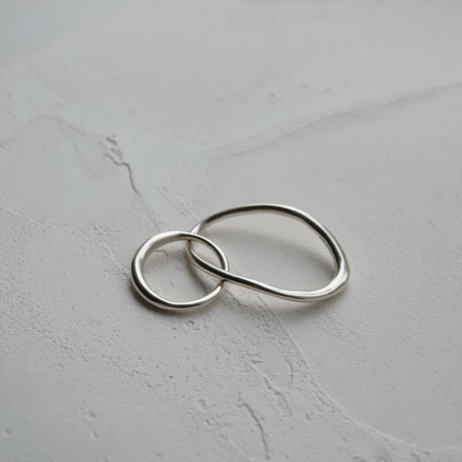 Mode Femme TEN Bagues | Ten - Bague Duo - Argent