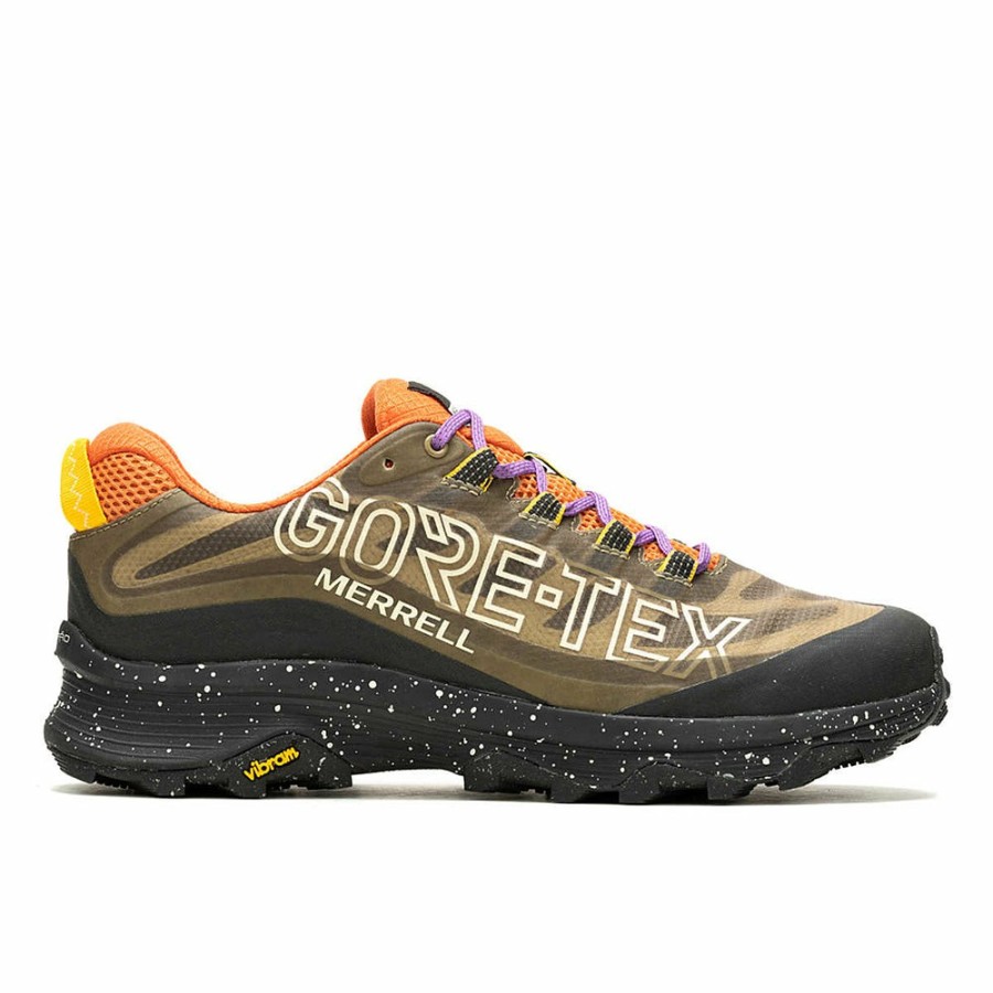 Mode Homme Merrell Baskets | Merrell - Baskets Moab Speed Gore-Tex - Coyote Multi