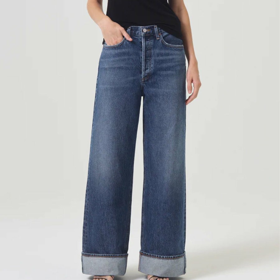 Mode Femme Agolde Jeans | Agolde - Jean Dame - Bleu