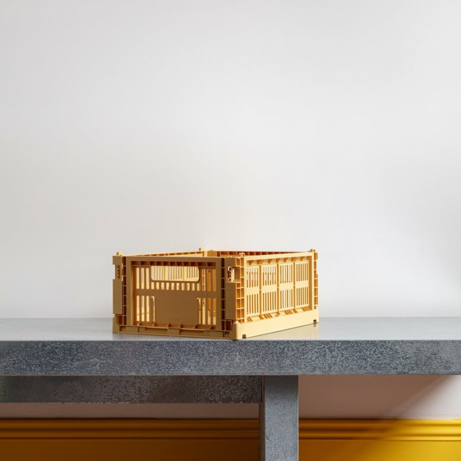 Deco & Lifestyle 208 HAY Rangement | Moyenne Cagette - Hay - Golden