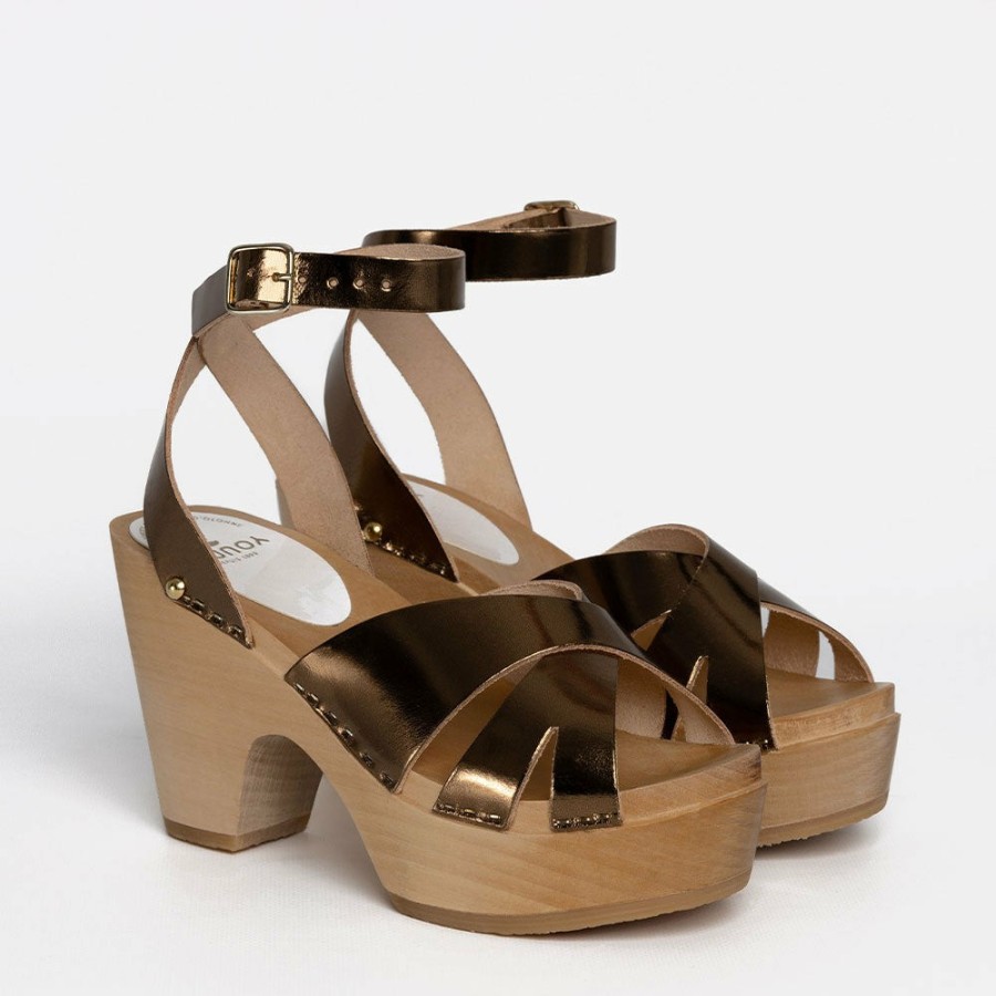 Mode Femme YOUYOU Sandales | Youyou - Sandales Yppie - Bronze