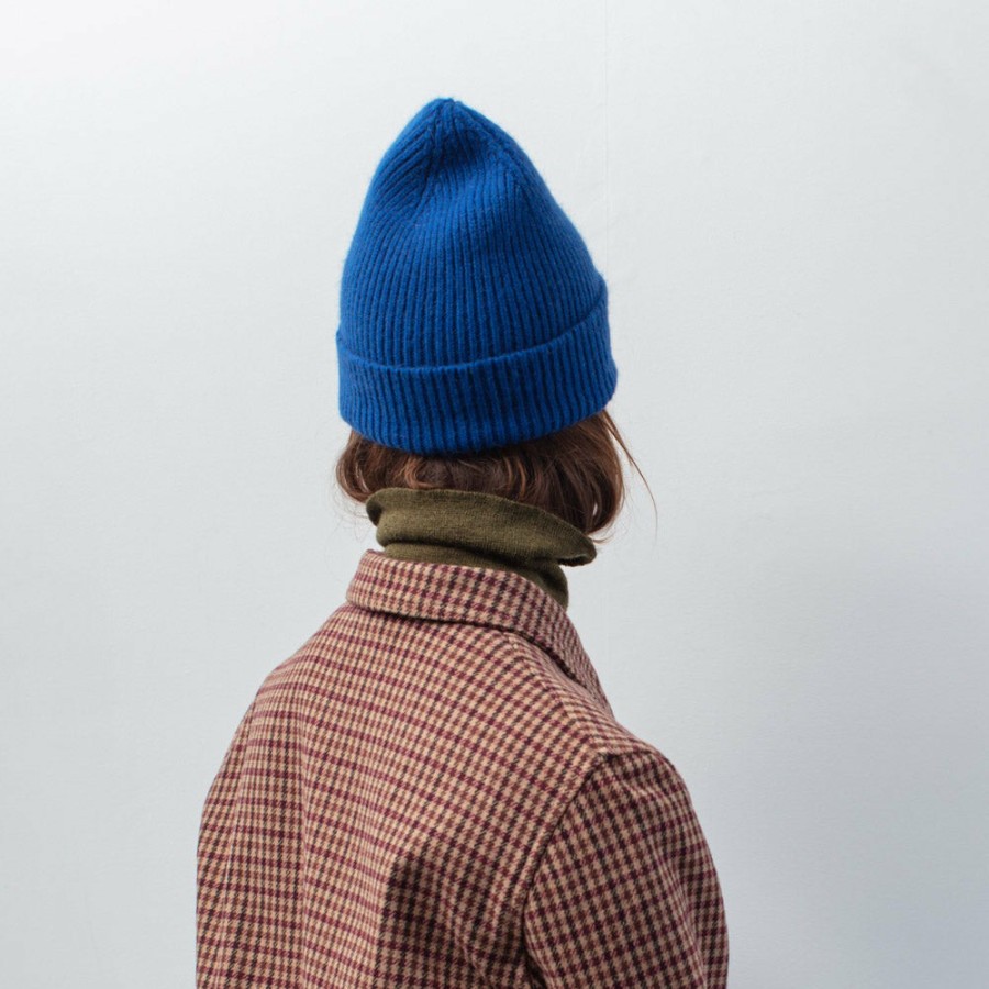 Mode Homme Merci Bonnets | Merci - Bonnet Lucky - Bleu Royal