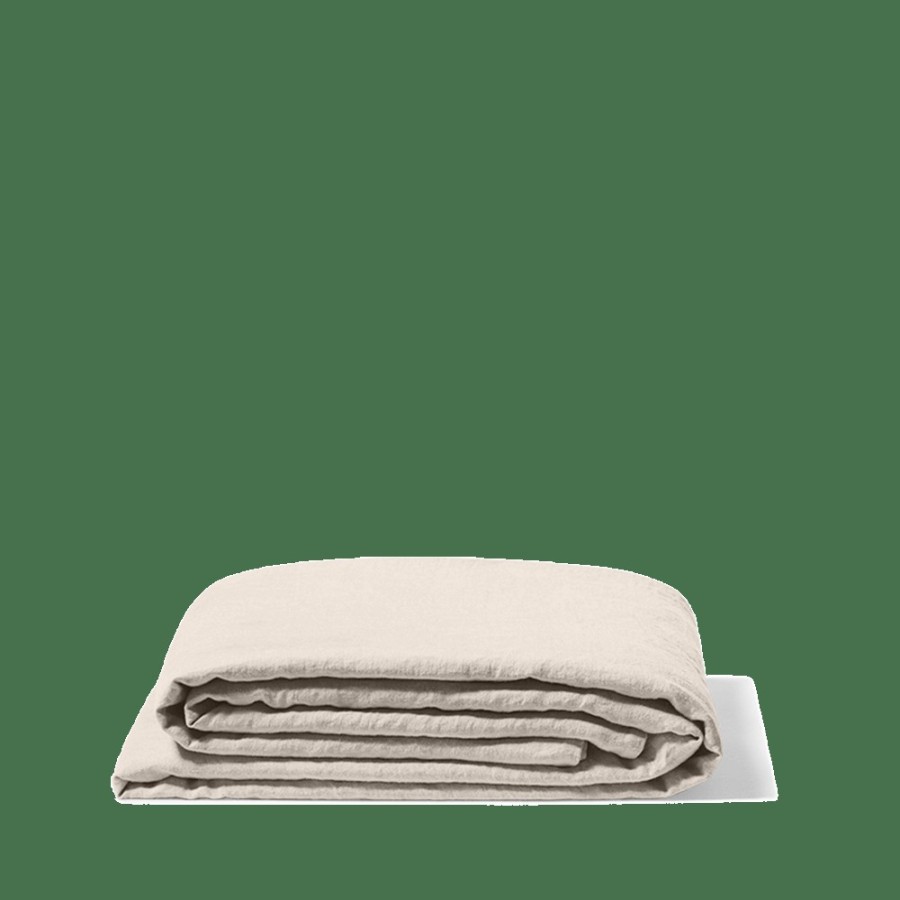 Linge De Maison 200 LINTEX Draps Plats | Drap Plat En Lin Lave - Pierre