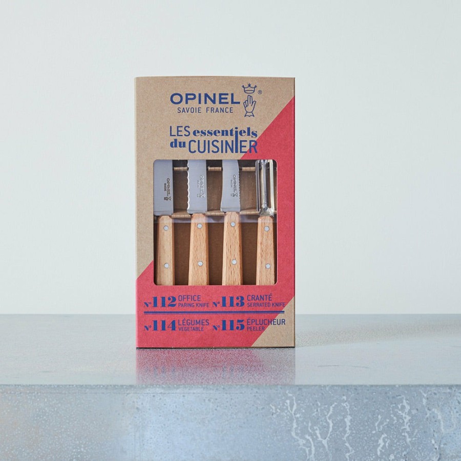 Art De La Table 143 OPINEL Coutellerie | Coffret De 4 Couteaux De Cuisine Opinel