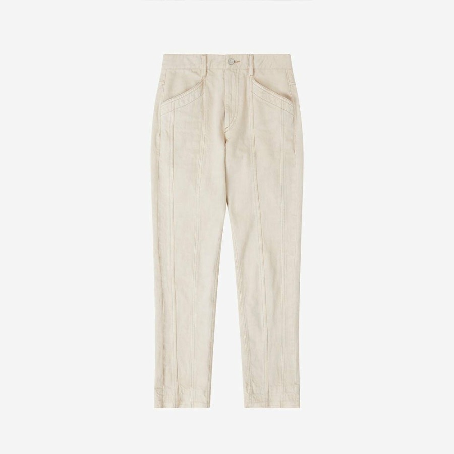 Mode Femme Isabel Marant Jeans | Isabel Marant - Jean Sulanoa - Ecru