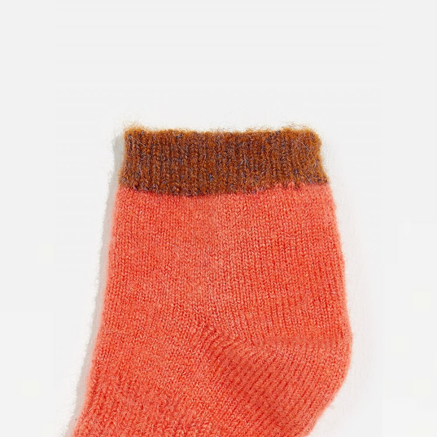 Mode Femme Bellerose Chaussettes | Bellerose - Chaussettes Farno - Corail