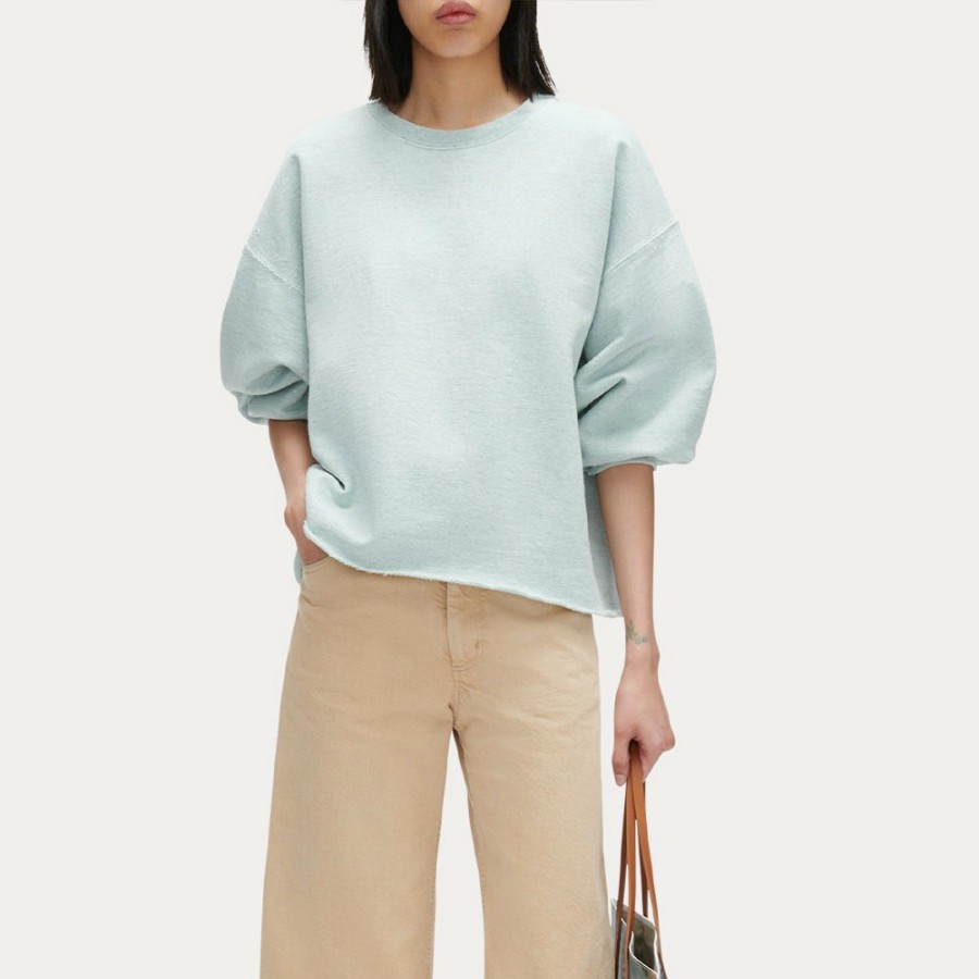 Mode Femme Rachel Comey Sweats | Rachel Comey - Fond Sweatshirt - Vert D'Eau