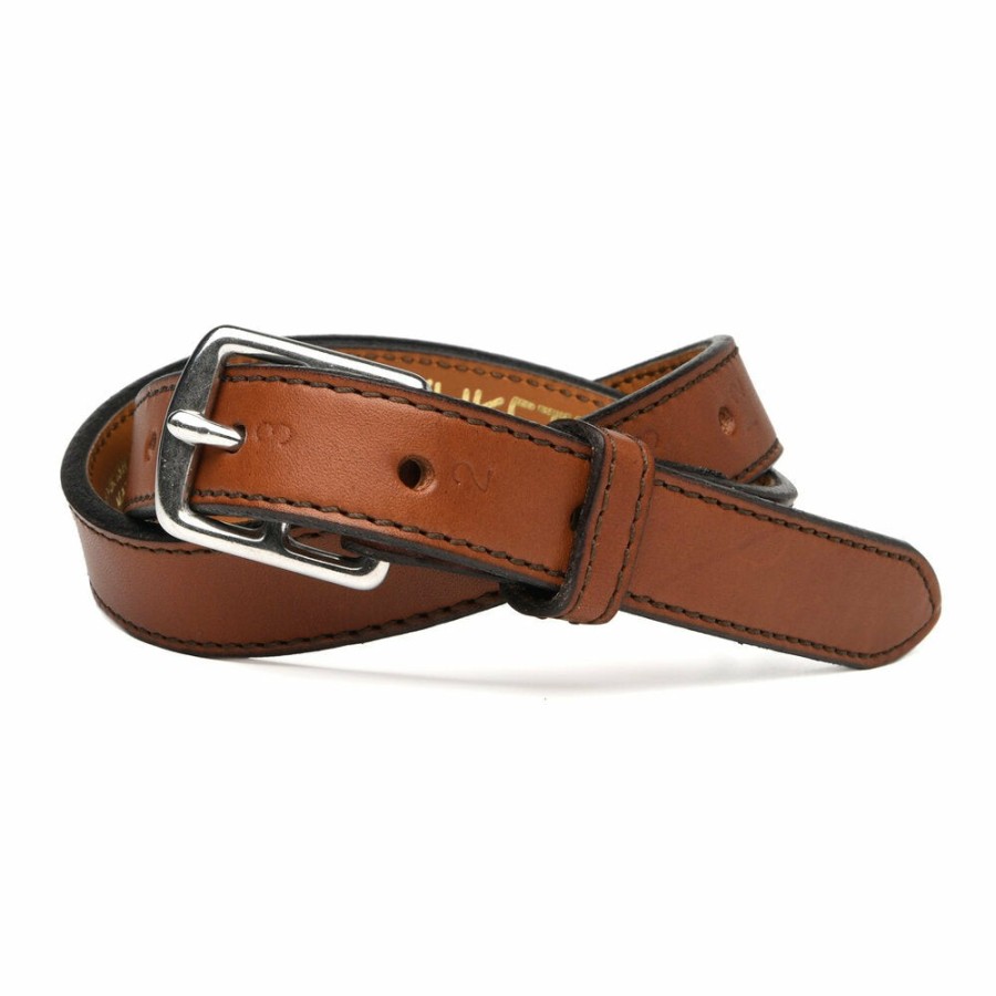 Mode Homme YUKETEN Ceintures | Yuketen - Ceinture En Cuir Stirrup - Marron