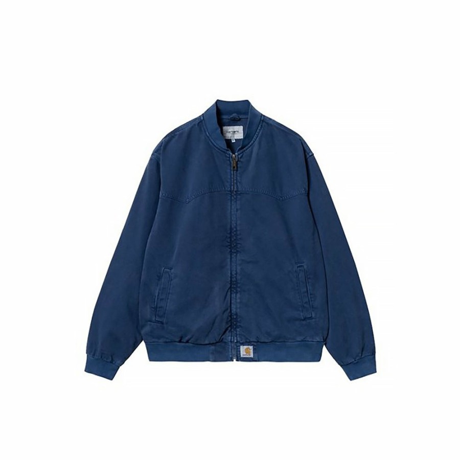 Mode Homme Carhartt WIP Vestes | Carhartt Wip - Bomber Santa Fe - Bleu