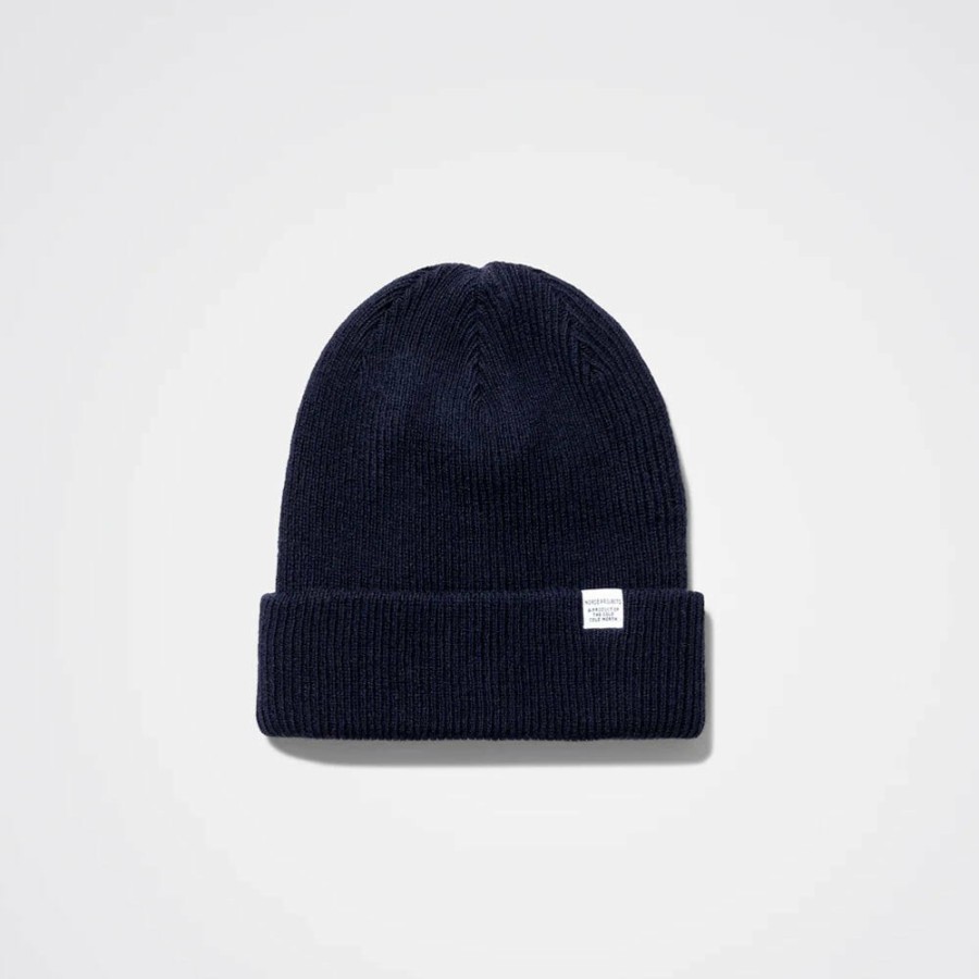 Mode Homme Norse Projects Bonnets | Norse Project - Bonnet Norse - Marine