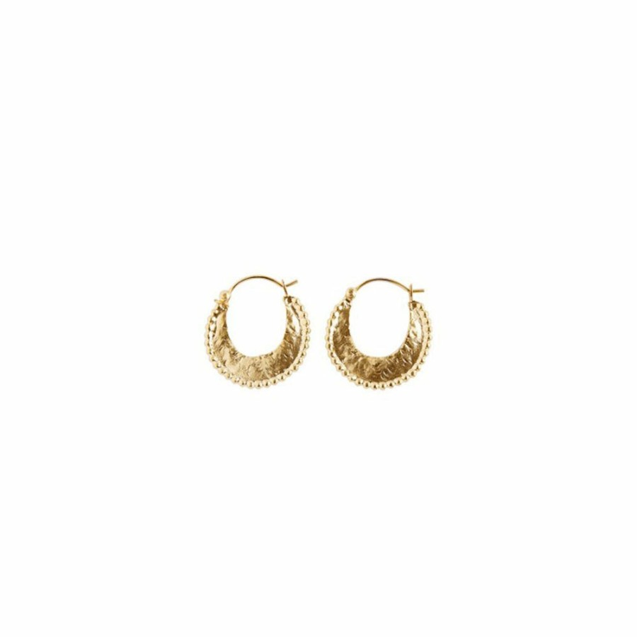 Mode Femme ALIX D REYNIS Boucles D'Oreilles | Alix D. Reynis - Boucles D'Oreilles Moon - Dore