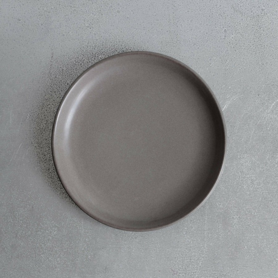 Art De La Table 559 STONEWARE Assiettes Plates | Assiette Plate En Gres Fin - Gris Ardoise