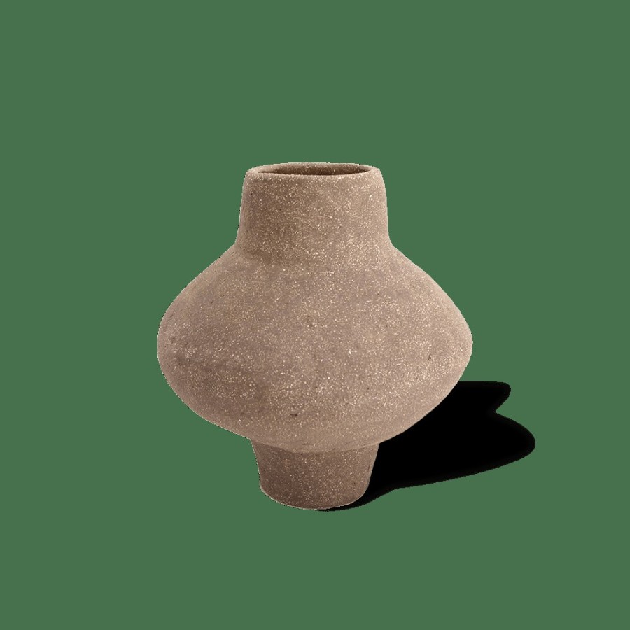 Deco & Lifestyle MERCI Vases | Vase Ash Sand - Marron