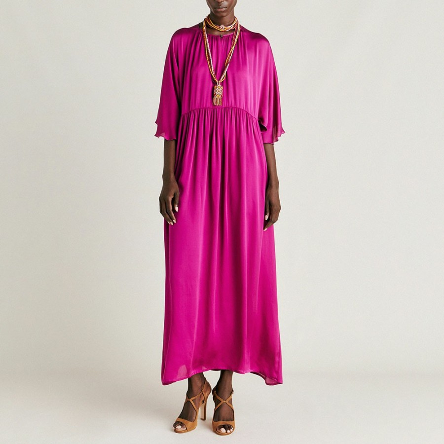 Mode Femme MOMONI Robes | Momoni - Robe Ginerva - Fuschia