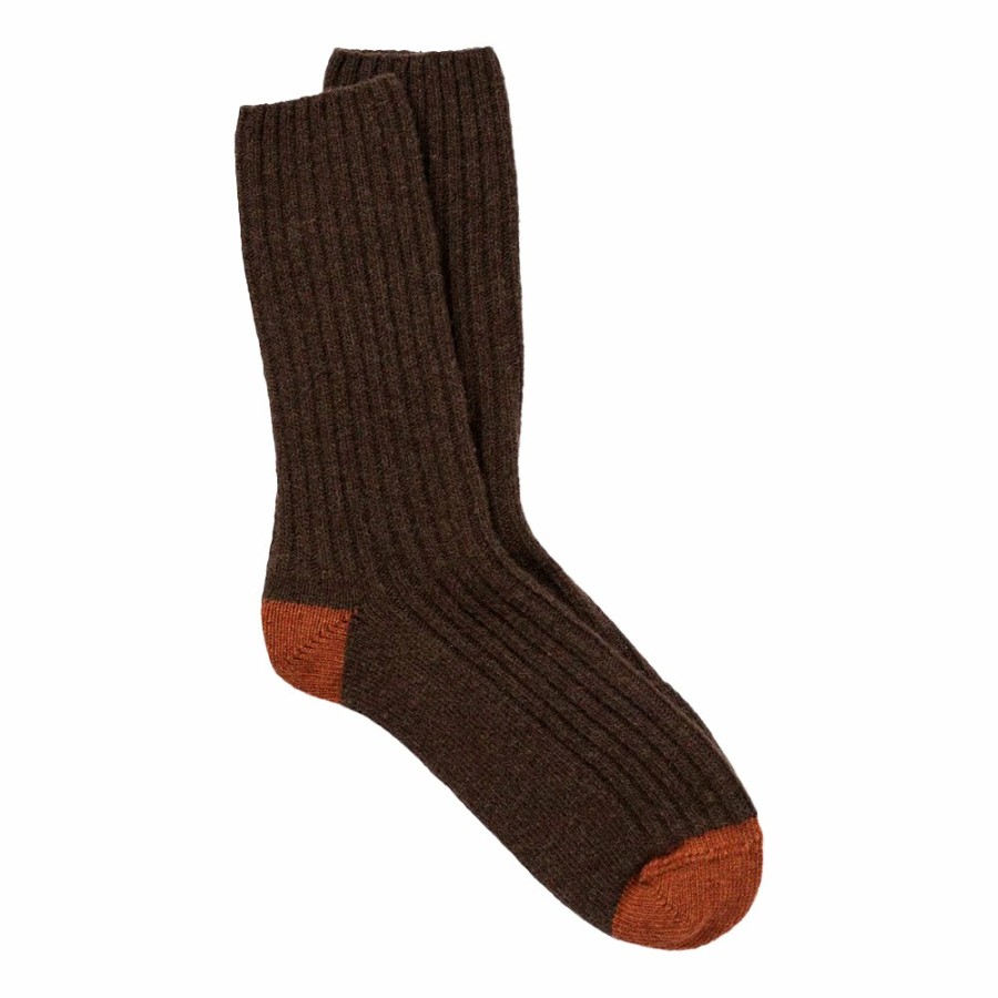 Mode Femme Royalties Chaussettes | Royalties - Chaussettes Benjamin - Chocolate