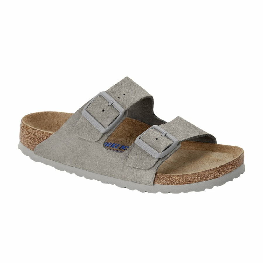 Mode Homme Birkenstock Sandales | Birkenstock - Sandales Arizona - Gris