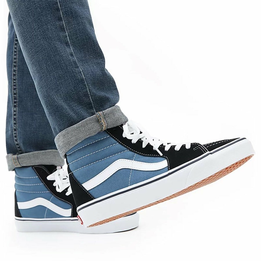 Mode Homme VANS Baskets | Vans - Sk-8 Hi - Bleu