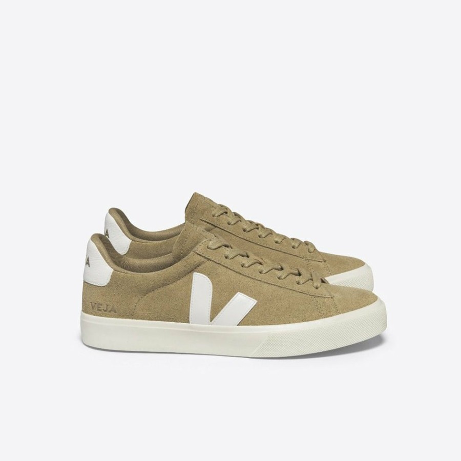 Mode Femme VEJA Baskets | Veja - Baskets Campo Suede - Dune / White