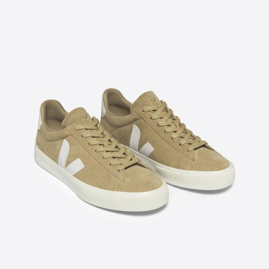 Mode Femme VEJA Baskets | Veja - Baskets Campo Suede - Dune / White