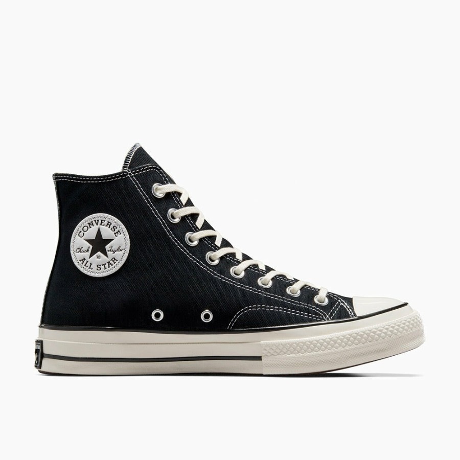 Mode Homme Converse Baskets | Converse - Chuck 70 Canvas Montante - Noir