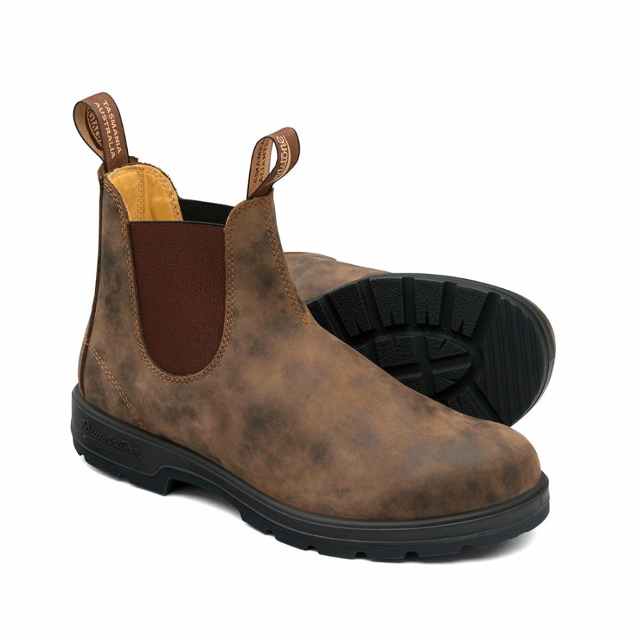 Mode Homme Blundstone Bottines | Blundstone - Bottines Classic Chelsea - Marron Rustique