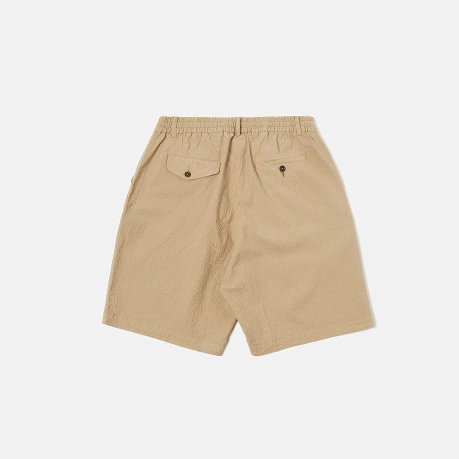 Mode Homme Universal Works Shorts | Universal Works - Short Pleated Track - Beige