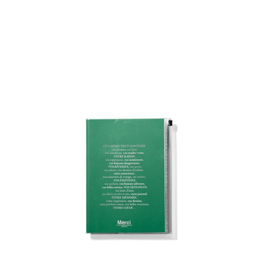 Deco & Lifestyle 960 MARKS KAMOI Ecriture | Carnet Merci - Vert Gazon