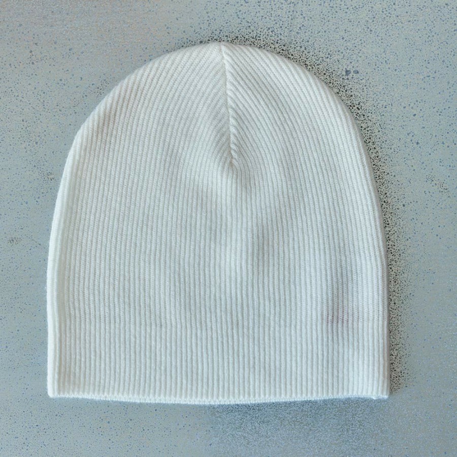 Mode Femme MERCI Bonnets | Merci - Bonnet En Cachemire - Blanc Casse