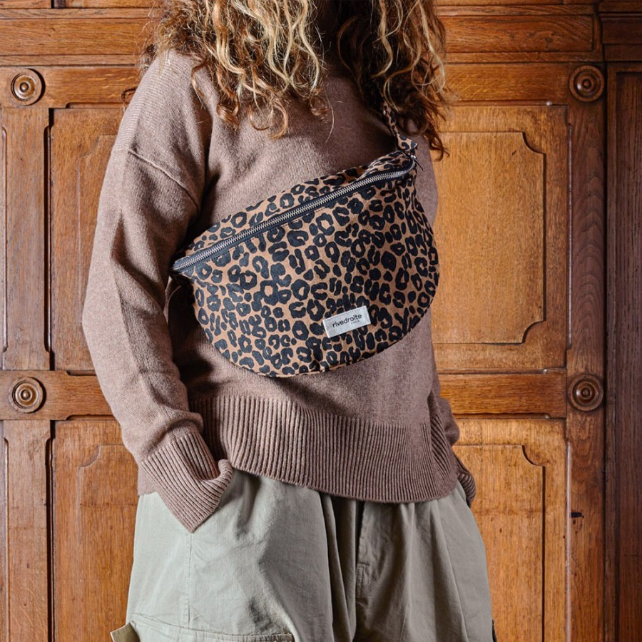 Mode Femme 2982 FOREVER KIDS Sacs Banane | Sac Banane Custine Leopard - Rivedroite