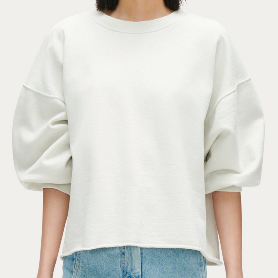 Mode Femme Rachel Comey Sweats | Rachel Comey - Fond Sweatshirt - Blanc