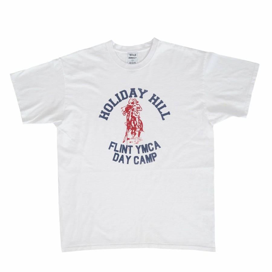 Mode Homme Wild DonWholesale T-Shirts | Wild Donkey - T Shirt Holiday - Blanc