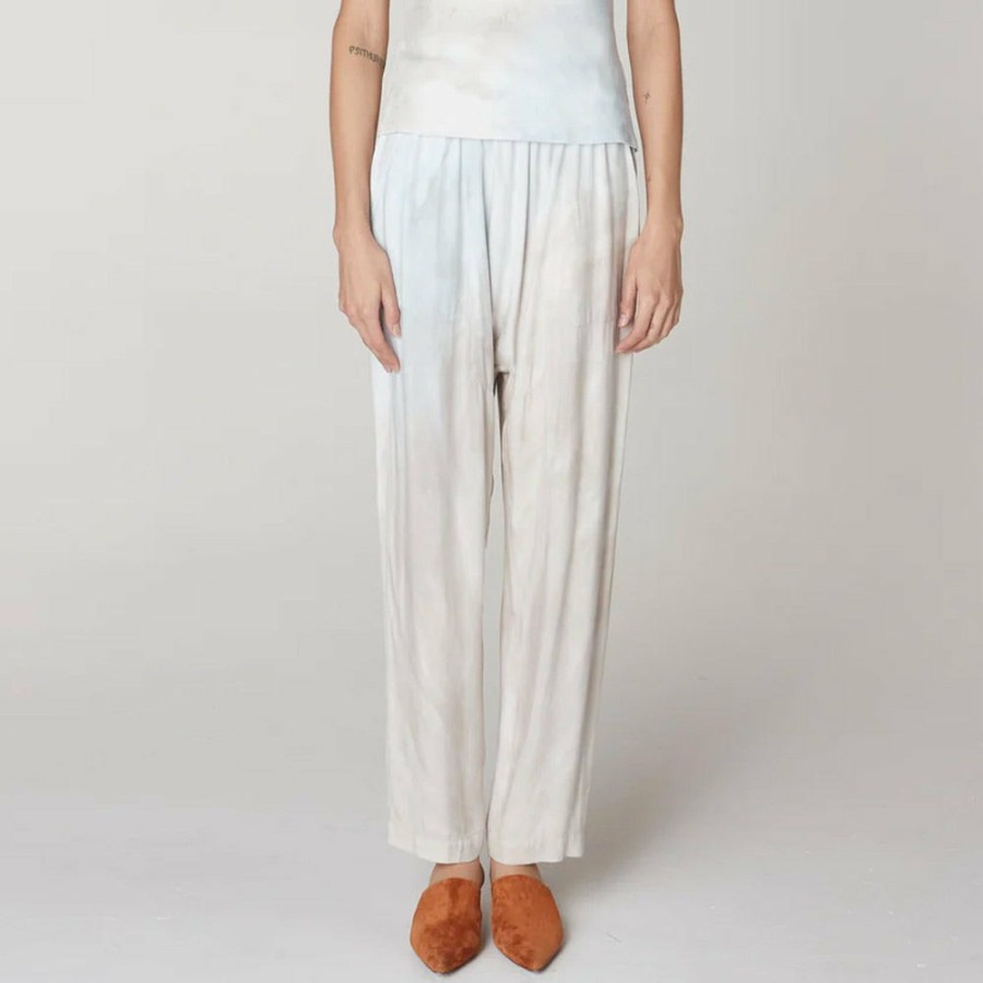 Mode Femme Raquel Allegra Pantalons | Raquel Allegra - Pantalon Sunday - Bleu