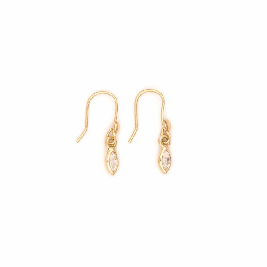 Mode Femme LUJ Luj | Luj - Boucles D'Oreille Dormeuses Marquises - Dore