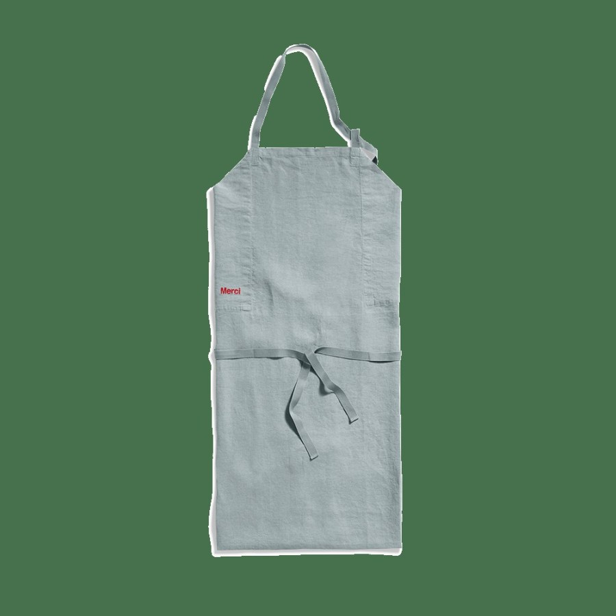 Linge De Maison 200 LINTEX Tabliers | Tablier En Lin Lave - Gris Vesuve