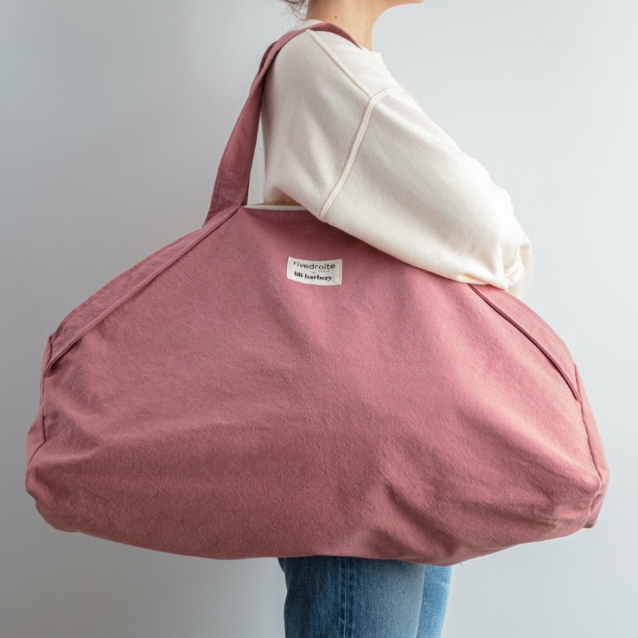 Mode Femme 2982 FOREVER KIDS Sacs Week-End | Rivedroite X Lili Barbery - Sac De Yoga - Bois De Rose