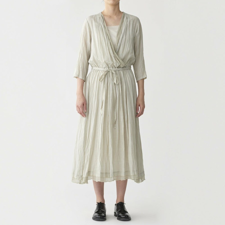 Mode Femme PAS DE CALAIS Robes | Pas De Calais - Robe Ceinturee - Vert Pale